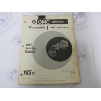 382515 OMC Evinrude Johnson Stern Drive 185 HP 1967 Service Repair Manual