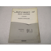 383039 1968 Johnson Sea-Horse Outboard Parts Catalog 9.5 HP Models