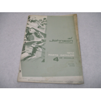 384393 1970 Johnson Sea-Horse Outboard Parts Catalog 4 HP Models 4W70E 4R70E