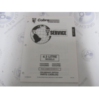 3850638 1994 OMC Cobra Stern Drive Parts Catalog 4.3 Litre