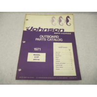 386207 1971 Johnson Sea-Horse Outboard Parts Catalog 2 HP Models 2R71A