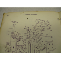 386211 1971 Johnson Sea-Horse Outboard Parts Catalog 20 HP Models 20R71S 20RL71S