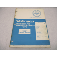 386221 1972 Johnson Sea-Horse Outboard Parts Catalog 6 HP Models 6R72D 6RL72D
