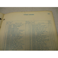 386222 1972 Johnson Sea-Horse Outboard Parts Catalog 9.5 HP Models 9R72M 9RL72M