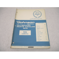 386229 1972 Johnson Sea-Horse Outboard Parts Catalog 100 HP Models 100ESL72R