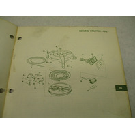 387551 Johnson Outboard 1976 Parts Catalog 35 HP Models