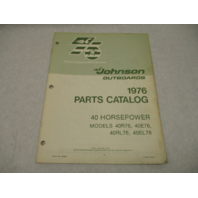 387552 Johnson Outboard 1976 Parts Catalog 40 HP Models