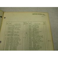 387556 Johnson Outboard 1976 Parts Catalog 85 HP Models 85EL76 85ETLR76