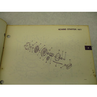 388218 Johnson Outboard 1977 Parts Catalog 4 HP Models 4R77 4W77