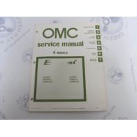 392069 OMC Evinrude Johnson 1981 Outboard Service Manual 4 HP