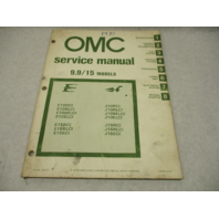 392071 OMC Evinrude Johnson 1981 Outboard Service Repair Manual 9.9-15 HP