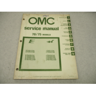 392074 OMC Evinrude Johnson 1981 Outboard Service Repair Manual 70-75 HP