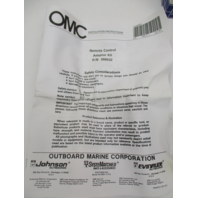 0398032 398032 OMC Evinrude Johnson 9.9-15HP Remote Control Adapter Kit