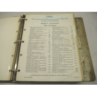 393765 OMC Johnson Evinrude 1983 Outboard Service Manual Binder 2 thru V-6