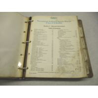 393765 OMC Johnson Evinrude 1983 Outboard Service Manual Binder 2 thru V-6