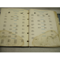 394607 OMC Evinrude Johnson Outboard Service Manual Binder for 1984 2 thru V-6
