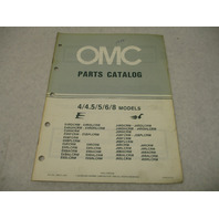 394670 OMC Evinrude Johnson 1984 Outboard 4-8 HP Models Parts Catalog