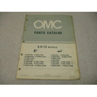 394672 OMC Evinrude Johnson 1984 Outboard 9.9 & 15 HP Parts Catalog