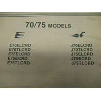 394678 OMC Evinrude Johnson 1984 Outboard 70 & 75 HP Parts Catalog