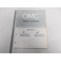 395510 OMC Evinrude Johnson 1984 Outboard 40 HP Parts Catalog
