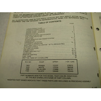 395676 OMC Evinrude Johnson 1985 Outboard 50/60 HP Parts Catalog