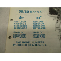 395676 OMC Evinrude Johnson 1985 Outboard 50/60 HP Parts Catalog