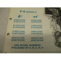 395683 OMC Evinrude Johnson 1985 Outboard 150 175 185 235 HP V-6 Parts Catalog