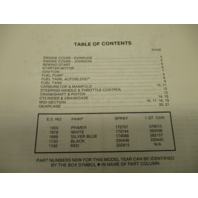 397316 OMC Evinrude Johnson 1986 Outboard 9.9 & 15 HP Parts Catalog