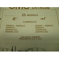 397318 OMC Evinrude Johnson 1986 Outboard 25 HP Commercial Models Parts Catalog