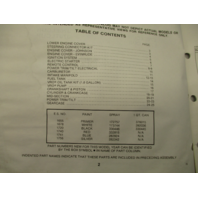 398628 OMC Evinrude Johnson 1987 Outboard 70 HP Parts Catalog