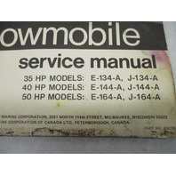 406226 1974 Johnson Evinrude Snowmobile Service Repair Manual 35 40 50 HP