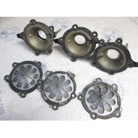 42967 42963A11 Mercury Mariner 70-90 Hp Outboard Induction Manifold & Leaf Plate