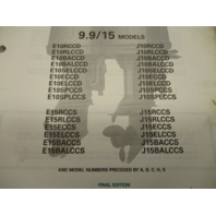 432211 OMC Evinrude Johnson 1988 Outboard 9.9-15 HP Parts Catalog