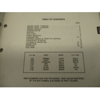 432211 OMC Evinrude Johnson 1988 Outboard 9.9-15 HP Parts Catalog