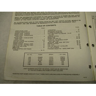 432221 OMC Evinrude Johnson 1988 Outboard 40/50 HP Parts Catalog