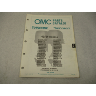 432221 OMC Evinrude Johnson 1988 Outboard 40/50 HP Parts Catalog