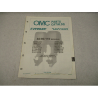 432233 OMC Evinrude Johnson 1988 Outboard 88 90 110 HP Parts Catalog