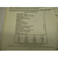432868 OMC Evinrude Johnson 1989 Outboard 150 175 HP Parts Catalog