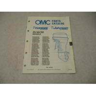 432888 OMC Evinrude Johnson 1989 Outboard 25/40/50 HP Parts Catalog