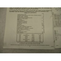 432900 OMC Evinrude Johnson 1989 Outboard 200/225 HP Parts Catalog