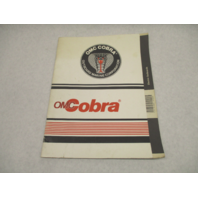 1988 Owner's Operating Manual for OMC Cobra Electric Outboards