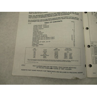 434978 1992 OMC Evinrude Johnson Outboard Parts Catalog 20-35 HP Rope Models