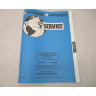 436431 OMC Evinrude Johnson 1994 Outboard 4 HP Deluxe Parts Catalog