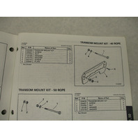 438204 OMC Evinrude Johnson 40 & 50 HP 35JET Outboard Parts Catalog 1996