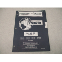 438209 OMC Evinrude Johnson 50 60 70 HP Outboard Parts Catalog 1996