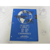 438988 OMC Evinrude Johnson 2-3.3 HP Outboard Parts Catalog 1998