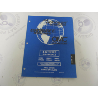 438989 OMC Evinrude Johnson 5-6 HP 4-Stroke Outboard Parts Catalog 1998
