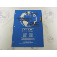438990 OMC Evinrude Johnson 8-9.9 HP 4-Stroke Outboard Parts Catalog 1998