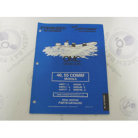 439302 OMC Evinrude Johnson 40-55 Comm Outboard Parts Catalog 1998