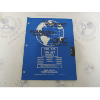 439321 OMC Evinrude Johnson 150/175 HP 105JET Outboard Parts Catalog 1998